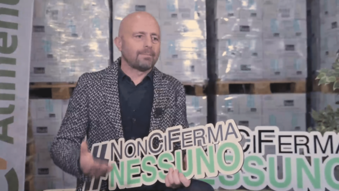 ROMA: LUCA ABETE SALUTA I TELESPETTATORI DI LAZIO TV
