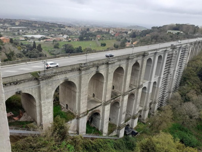 ARICCIA: PONTE PIO IX, PROSEGUONO GLI INTERVENTI