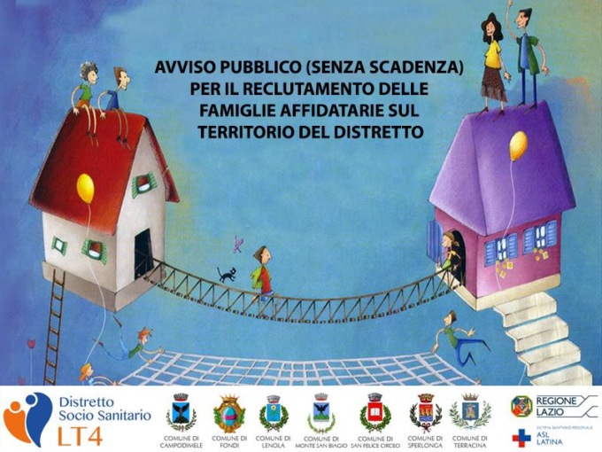 FONDI: BANDO PER FAMIGLIE AFFIDATARIE