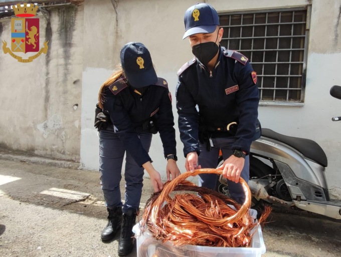 ROMA: AVEVANO UN INGENTE QUANTITATIVO DI RAME IN CASA, 3 DENUNCE