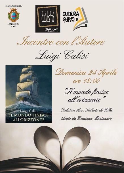 FONDI:”INCONTRO CON L’AUTORE”