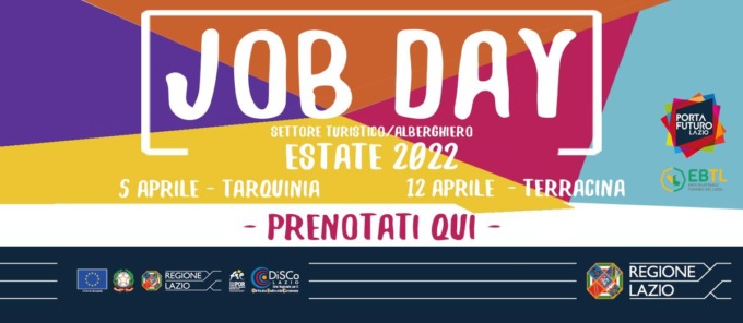 REGIONE: JOB DAY A TERRACINA