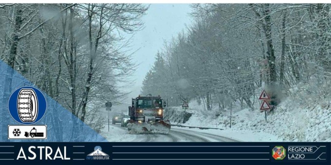RIETI: NEVE E GHIACCIO, ATTIVI SPAZZANEVE E SPARGISALE