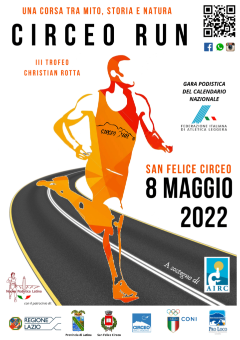 PODISMO: TORNA DOMANI LA CIRCEO RUN