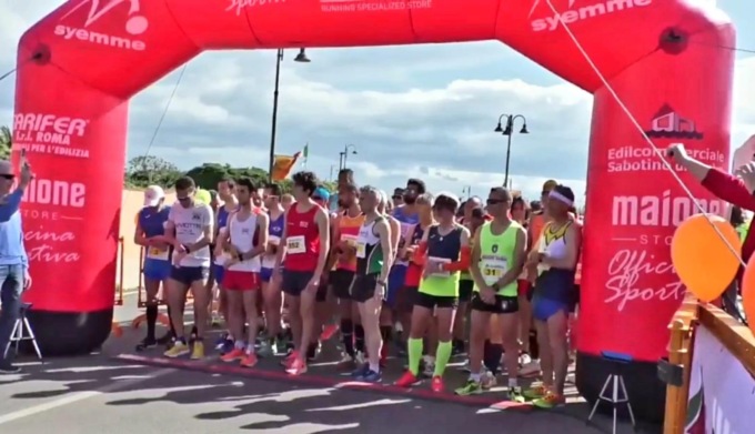 PODISMO: CIRCEO RUN, VINCONO PASQUALE RUTIGLIANO ED ELENA GIORDANI