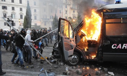 ROMA: SCONTRI “GIORNATA INDIGNAZIONE”, ARRESTATO