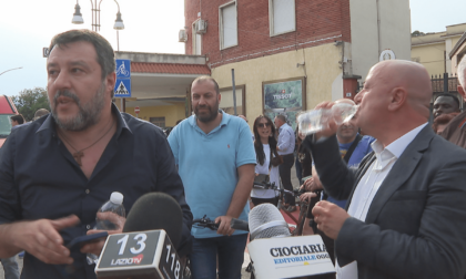 FROSINONE: SALVINI VISITA IL CAPOLUOGO