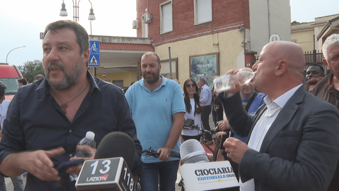 FROSINONE: SALVINI VISITA IL CAPOLUOGO