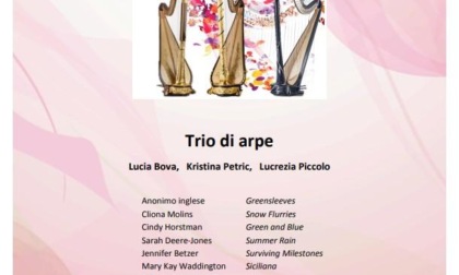 FONDI: TRIO D'ARPE ALL'AUDITORIUM COMUNALE