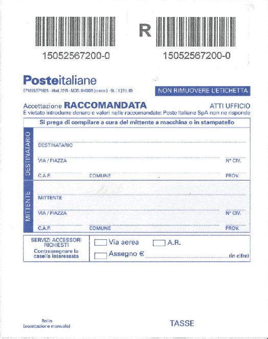 LAZIO TV: ADDIO ALLE NOTIFICHE CON RACCOMANDATA