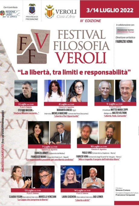 VEROLI: IL FESTIVAL DELLA FILOSOFIA