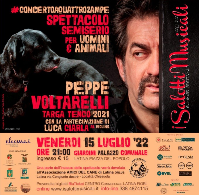 LATINA: DOMANI SERA “CONCERTO A QUATTRO ZAMPE”