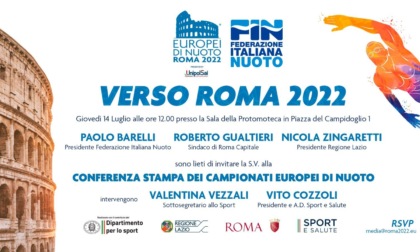 NUOTO: DOMANI LA PRESENTAZIONE DEI CAMPIONATI EUROPEI