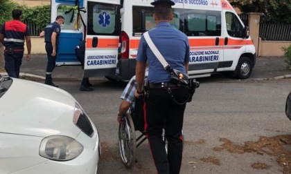 ROMA: ANZIANO DISABILE ACCOMPAGNATO IN AMBULATORIO DAI CARABINIERI