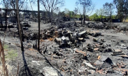 ROMA: CENTOCELLE, LA BONIFICA DOPO L'INCENDIO