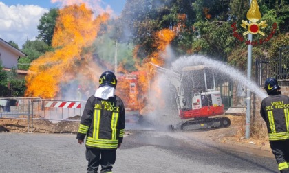 CAPENA: FUGA DI GAS E INCENDIO, FERITO UN OPERAIO