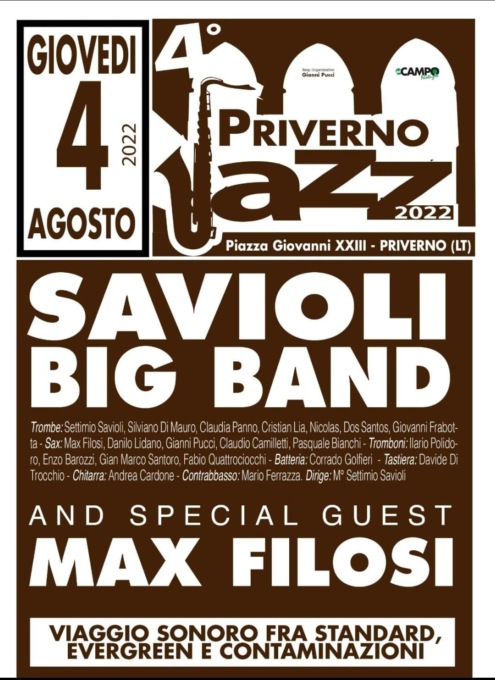 PRIVERNO: INIZIA IL JAZZ FESTIVAL