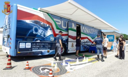 TERRACINA: SABATO IL PULLMAN AZZURRO DELLA POLIZIA STRADALE