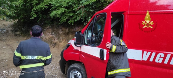 RIETI: FAMIGLIA SALVATA DAI VIGILI DEL FUOCO