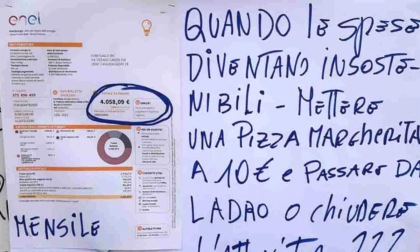 CARO ENERGIA: ALBERGHI E RISTORANTI, LA GRANDE CRISI