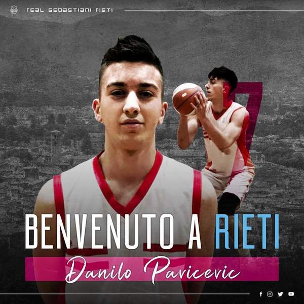 BASKET SERIE B: PAVICEVIC, UN RINFORZO PER LA REAL SEBASTIANI RIETI