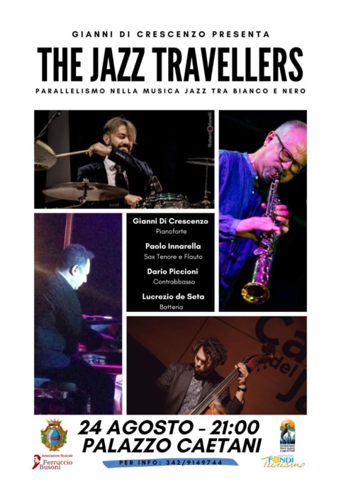 FONDI: “THE JAZZ TRAVELLERS” A PALAZZO CAETANI