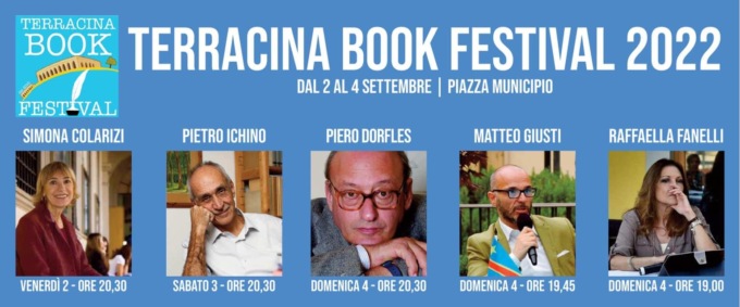 TERRACINA: WEEK END CON LA RASSEGNA DEL BOOK FESTIVAL