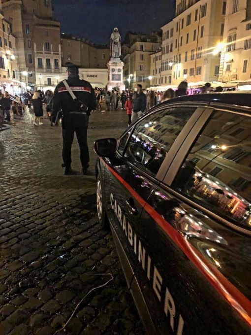 ROMA: MALA MOVIDA, CONTROLLI NEI QUARTIERI MONTI E CAMPO DE’ FIORI