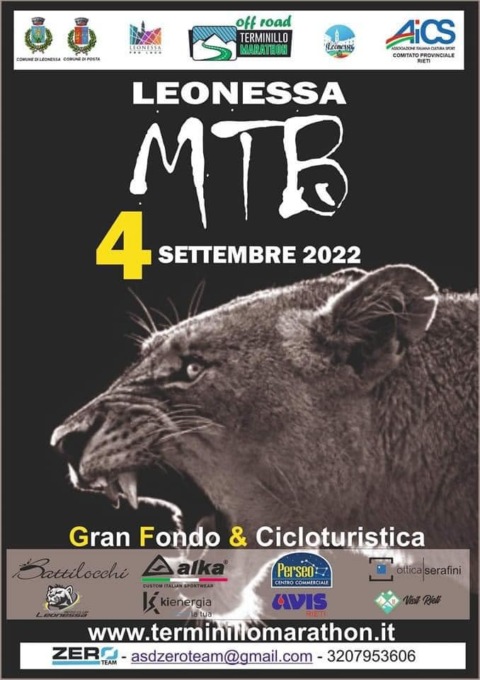 CICLISMO: TERMINILLO MARATHON OFF ROAD A RIETI