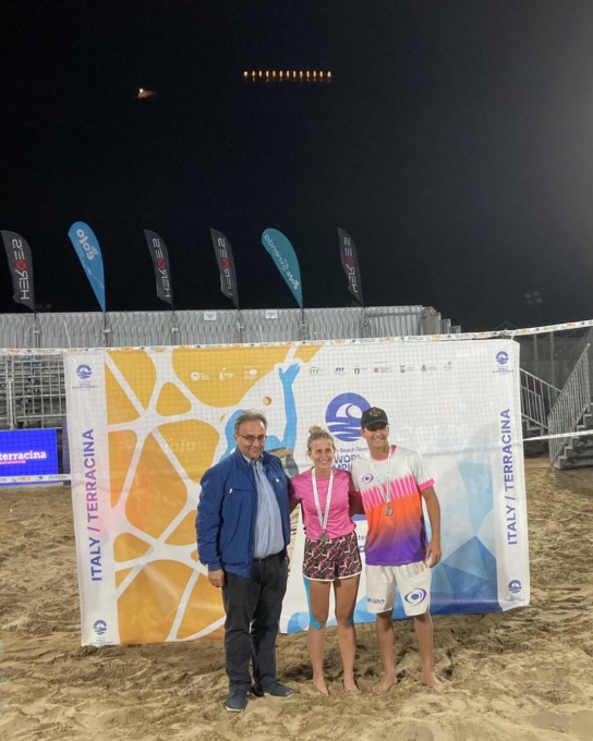 BEACH TENNIS: MONDIALI TERRACINA, NEL DOPPIO MISTO VINCONO MILLER-BARAN