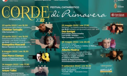 FROSINONE: CORDE DI PRIMAVERA, EVENTO A PALAZZO JACOBUCCI