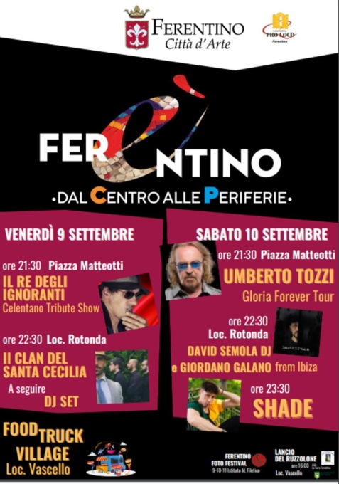 FERENTINO: PRESENTATA LA RASSEGNA ” FERENTINO E’ “