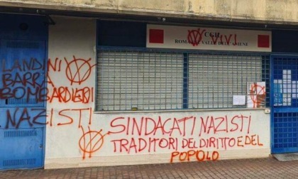 ROMA: ATTI VANDALICI ALLE SEDI CISL E CGIL