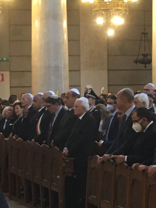 ROMA: ATTENTATO SINAGOGA, CERIMONIA AL TEMPIO MAGGIORE