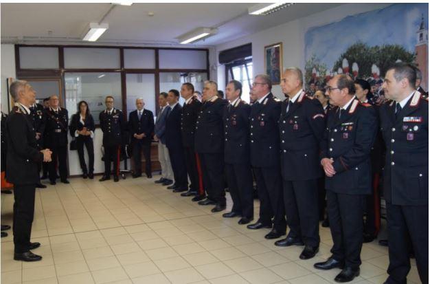 APRILIA: LA VISITA DEL COMANDANTE DELLA LEGIONE CARABINIERI “LAZIO”