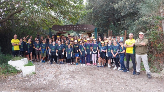 FREGENE/SABAUDIA: VOLONTARIATO CON WWF E FIAMME GIALLE