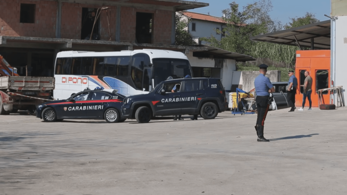 PIGNATARO INTERAMNA: OPERAIO SCHIACCIATO DA BUS
