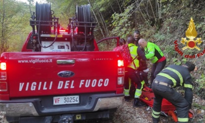 RIETI: MALORE NEI BOSCHI, UOMO SALVATO DAI VIGILI DEL FUOCO