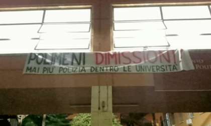 ROMA: OCCUPATA SCIENZE POLITICHE ALL’UNIVERSITÀ SAPIENZA