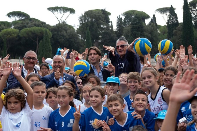 PALLAVOLO: FESTA DEL MINIVOLLEY A VILLA BORGHESE