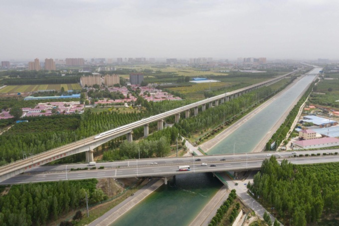 Cina: percorso mediano progetto di deviazione idrica supera obiettivi