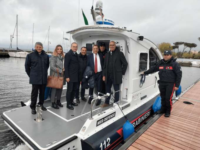 BOLSENA: PRESENTATO IL NUOVO BATTELLO DEI CARABINIERI