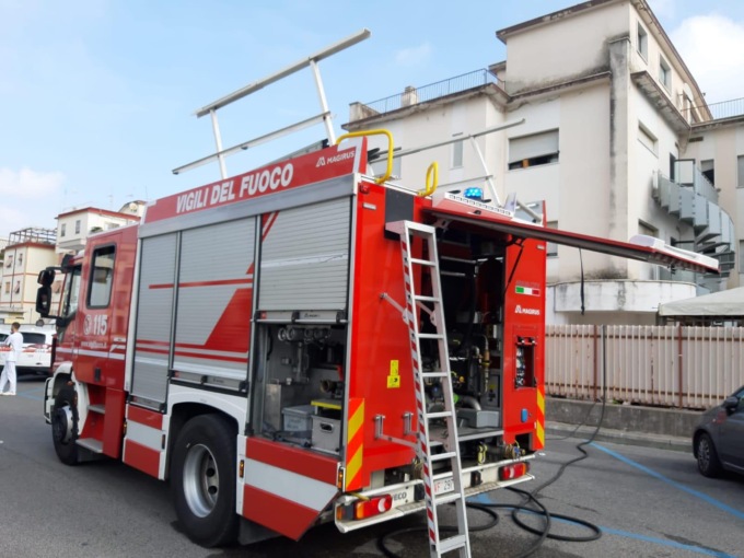 LATINA: INCENDIO NELL’HOTEL DE LA VILLE
