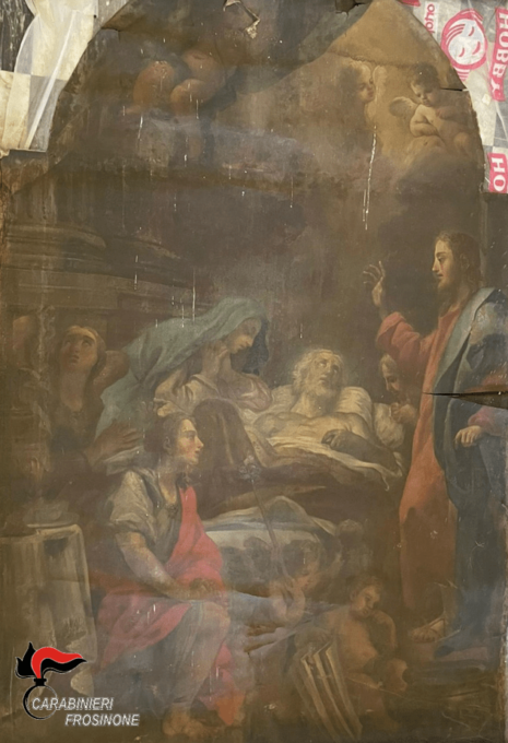 ALVITO: RESTITUITE TRE ANTICHE TELE RUBATE IN CHIESA