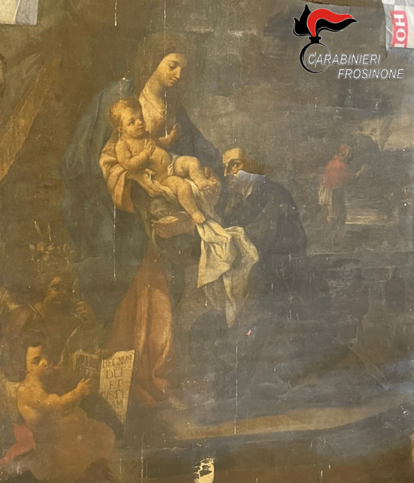 ALVITO: RESTITUITE LE PALE D’ALTARE RUBATE NELLA CHIESA DI SAN NICOLA