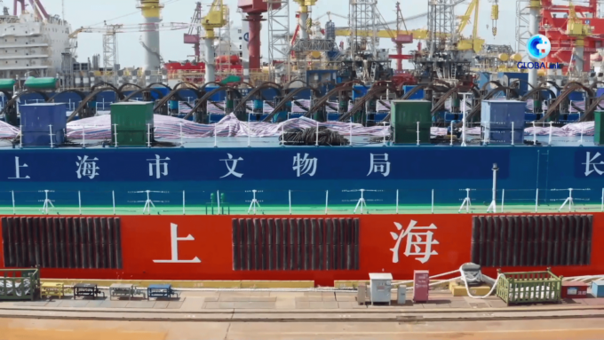 Shanghai: recupero di un relitto di 160 anni fa