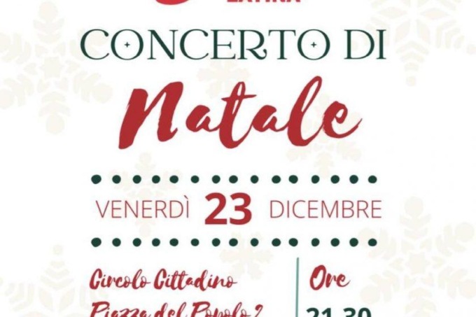 LATINA: NATALE, SUCCESSO PER IL CONCERTO DELLA CISL