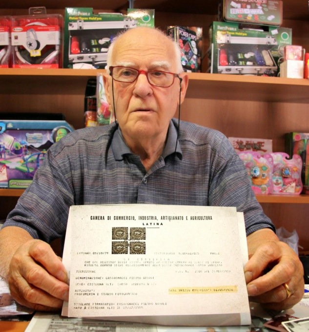 CISTERNA: LUTTO PER LA SCOMPARSA DI CARLO CASTAGNACCI