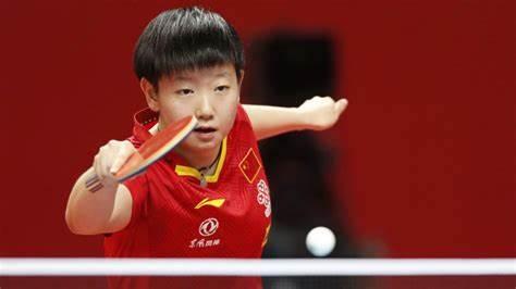 Cina: Sun Yingsha prima numero 1 nata dopo il 2000 in classifica ITTF