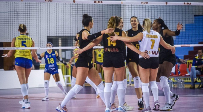 PALLAVOLO A2 FEMMINILE: ROMA VINCE IL DERBY